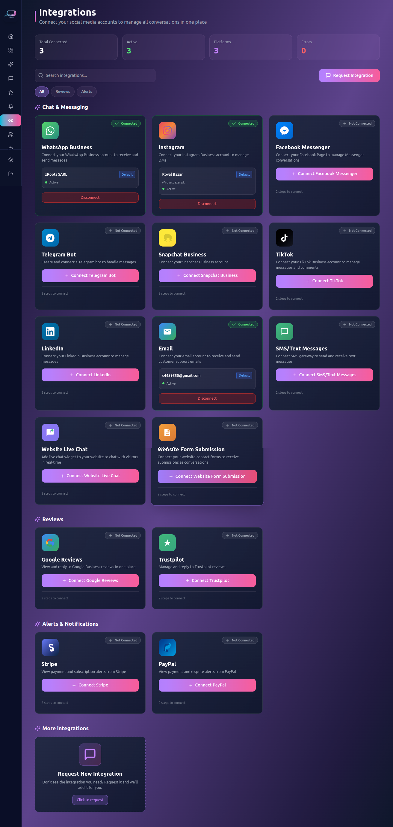 Apps & automatisations