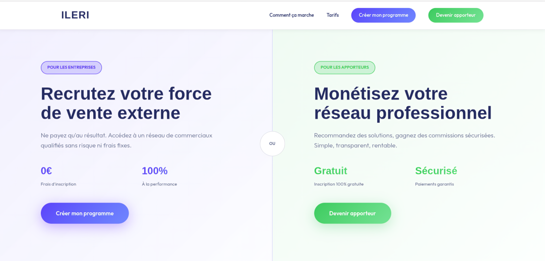 ILERI - Infrastructure d'Apport d'Affaires